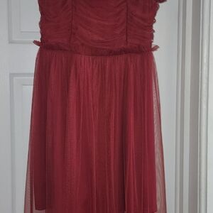 Red Semiformal Dress